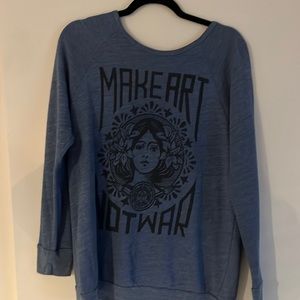 Obey Make Art Not War Crewneck